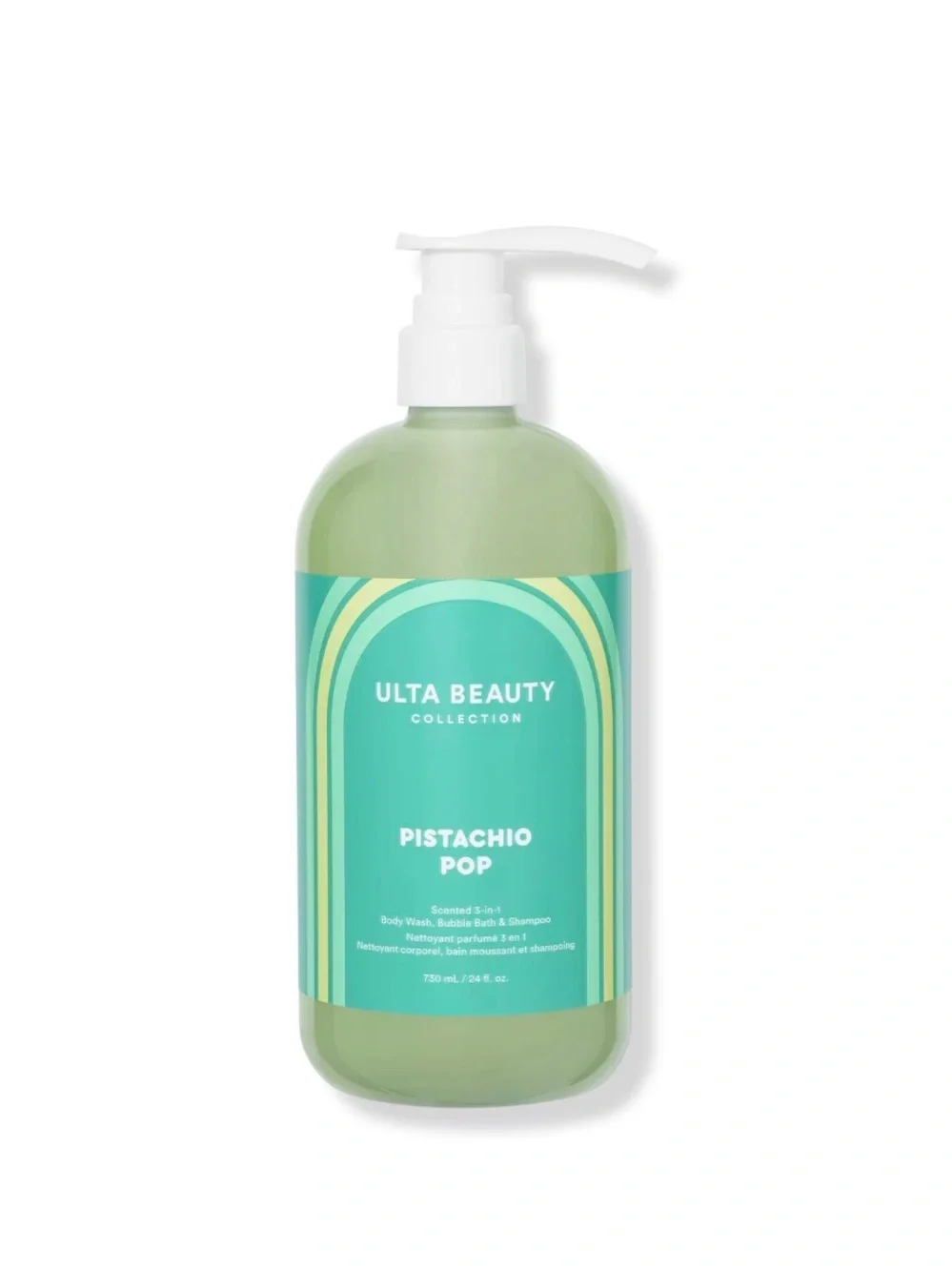 Ulta Beauty Pistachio Pop Scented 3-in-1 Body Wash, Bubble Bath & Shampoo